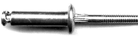 GC-2028S - 1/4'GLASS STOP RIVET(50 PCS)