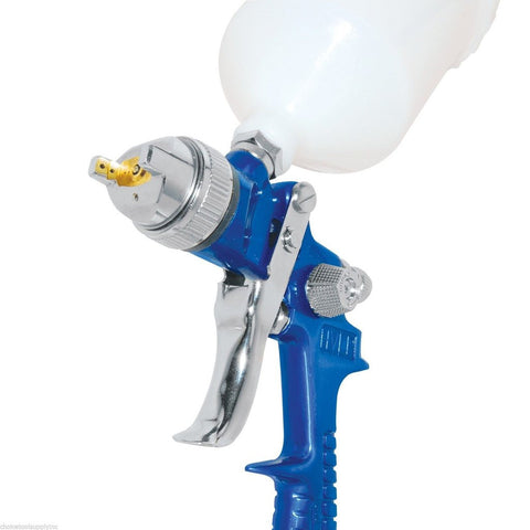 HVLP Gravity Feed Spray Gun with Plastic Cup
