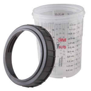 3M PPS™ Mini Cups & Collars - 6 ounce (177 mL)