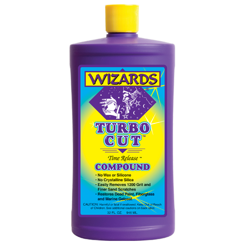WIZARDS-TURBO CUT TIME RELEASE COMPOUND - 32 oz