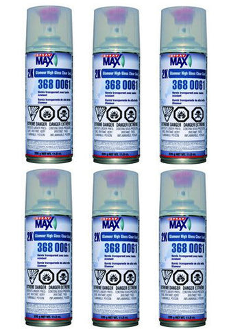 Spray Max Clear Glamour 2K High Gloss Finish Clear Coat Spray Paint