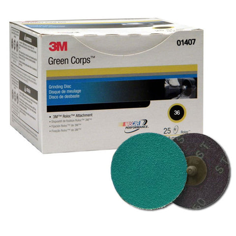 3M 36 Grit 3" Roloc™ Grinding Disc