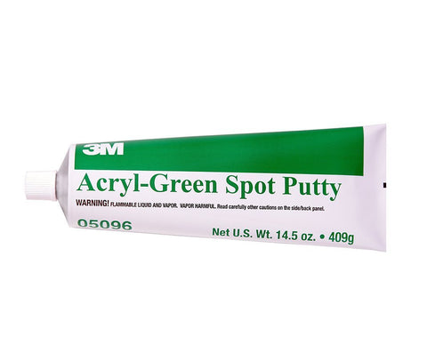 3M 05096 Acryl-Green Spot Putty Tube - 14.5 oz.