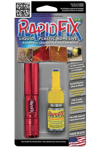 RapidFix UV Liquid Plastic Adhesive Choose From Starter Kit
