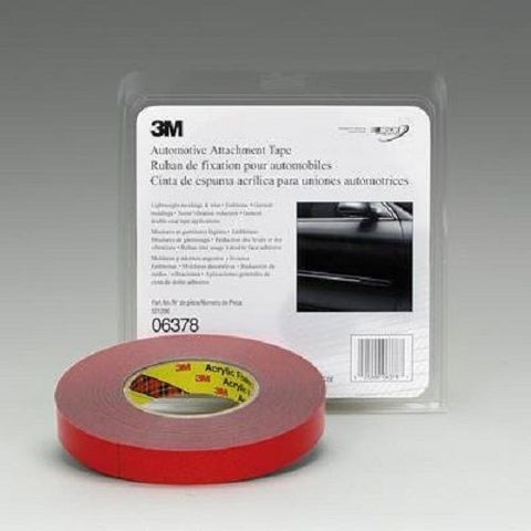 3M Automotive Attachment Tape Gray - 7/8 inch X 20 yards 30 mil