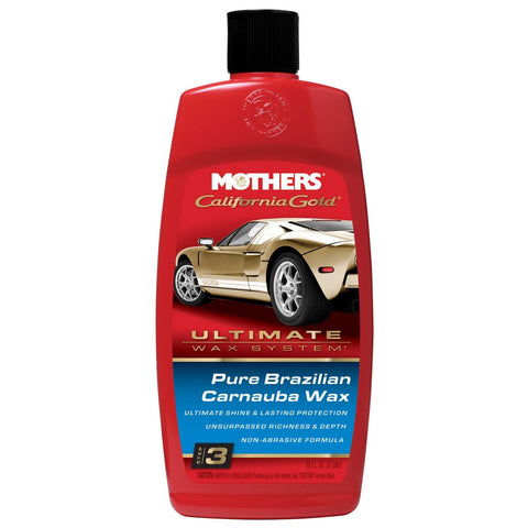 Mothers 05750 California Gold Pure Brazilian Carnauba Liquid Wax (Ultimate Wax System/Step 3) - 16 oz