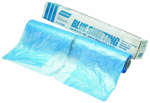 Norton 636425-03345 Blue 16' x 350' Plastic Sheeting