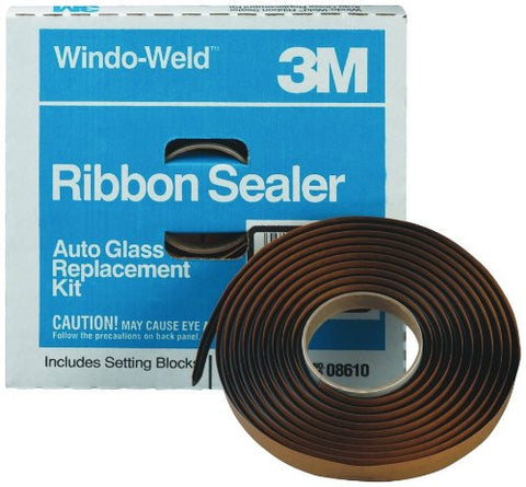 3M Window-Weld 3/8" x 15' Round Ribbon Sealer Kit