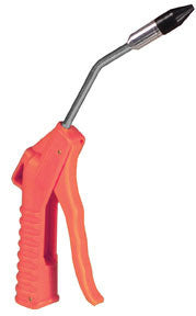 AST-1718 Deluxe Air Blow Gun w/4 Long Angled Nozzle & 1/2 Removable Rubber Tip