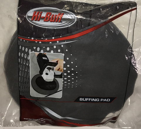 Hi-Buff 7" Black Foam HD Final Finish Pad, HD57