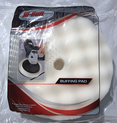 Hi-Buff WHITE VELCRO FOAM PAD, 8", 102C