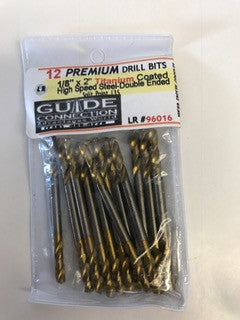 TITANIUM TIP 1/8" X 2" PREMIUM DRILL BITS