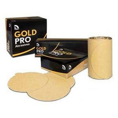 U. S. Chemical & Plastics 82316 6" PSA P400 Gold Paper Flat