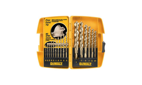 16 PC. PILOT POINT® DRILL BIT SET, DW1956