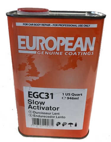 European Genuine Coatings Hardener, Slow/Medium/Fast, EGC31, EGC32, EGC33