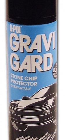 UPOL 731 Gravi-Gard Anti-Stone Chip Coating, Black - 500ml Aerosol