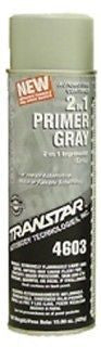 2 in 1 Auto Body Primer Aersol, GRAY, Transtar 4603