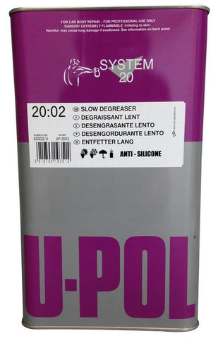 U-Pol Solvent Based Slow Degreaser, 5L, UP2022