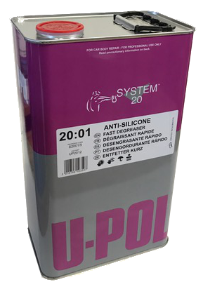 U-Pol Tin Fast Solvent Based Degreaser, 5L, UP2012